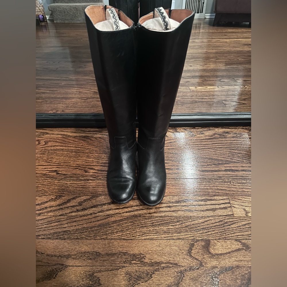 Corso Como Black knee high Leather Boots